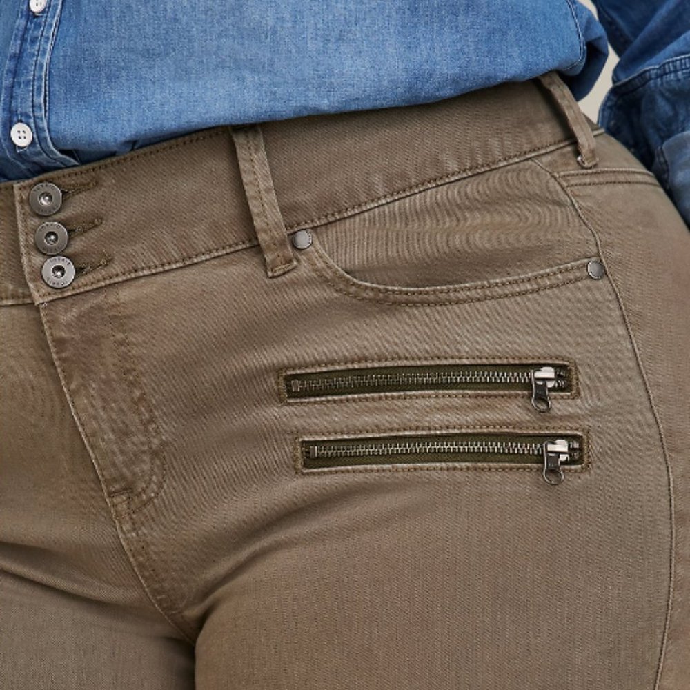 Torrid- Stretch Multi Zip Jegging - Picture 2 of 7